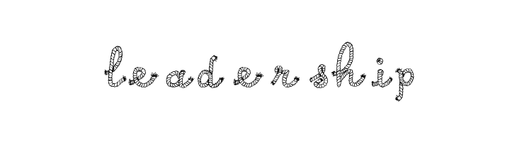 Calligraphy Rope  Free Fonts Download