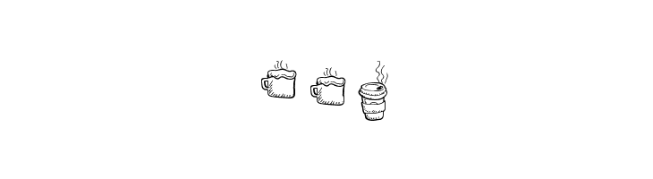 Doodle Coffee Scents  Free Fonts Download