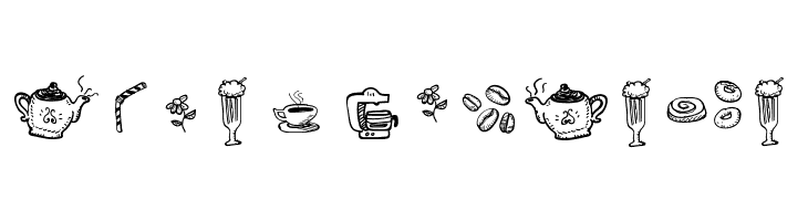 Doodle Coffee Scents  Free Fonts Download