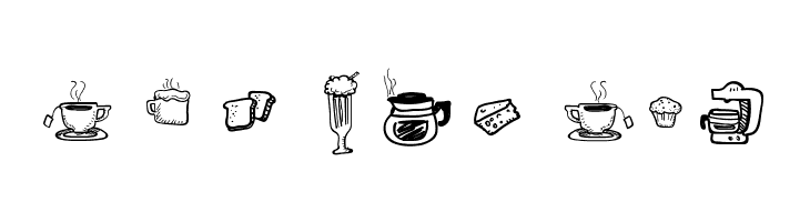 Doodle Coffee Scents  Free Fonts Download