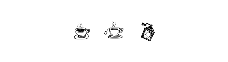 Doodle Coffee Scents  Free Fonts Download