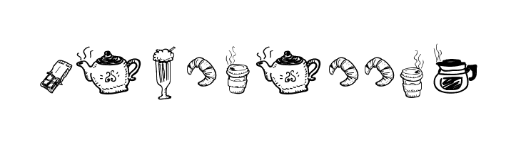 Doodle Coffee Scents  Free Fonts Download