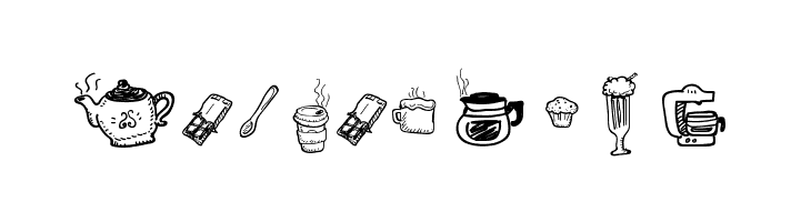 Doodle Coffee Scents  Free Fonts Download