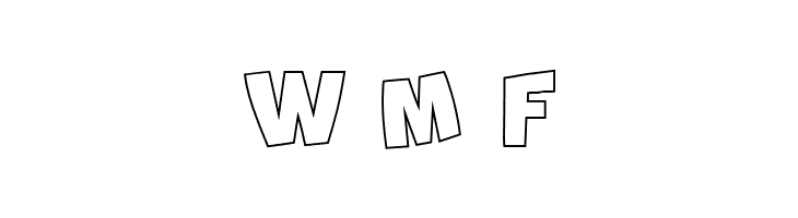 New Comic BD Outline  Free Fonts Download