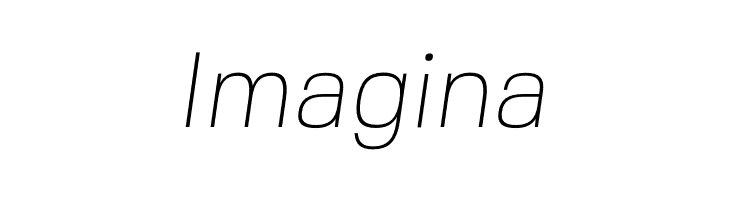 FivoSans-ThinOblique  Free Fonts Download