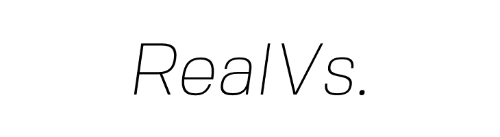 FivoSans-ThinOblique  Free Fonts Download