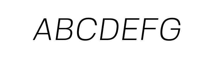 FivoSans-LightOblique  Free Fonts Download