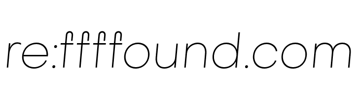 Subjectivity-ThinSlanted  Free Fonts Download