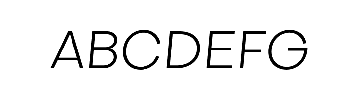 Subjectivity-LightSlanted  Free Fonts Download