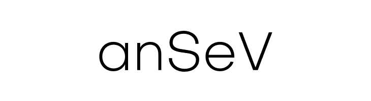 anSeV Objectivity-Light Font