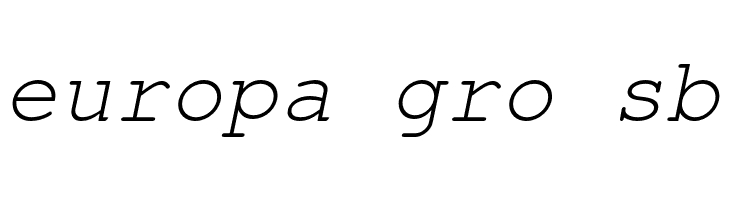 NimbusMono-Oblique  Free Fonts Download