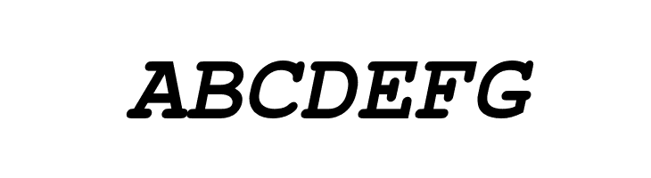 NimbusMono-BoldOblique  Free Fonts Download