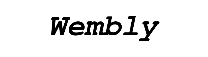NimbusMono-BoldOblique  Free Fonts Download
