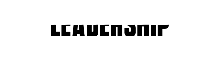 VanchromeHorizon-Regular  Free Fonts Download