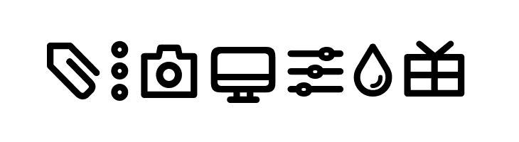 Arista Pro Icons Regular  Free Fonts Download