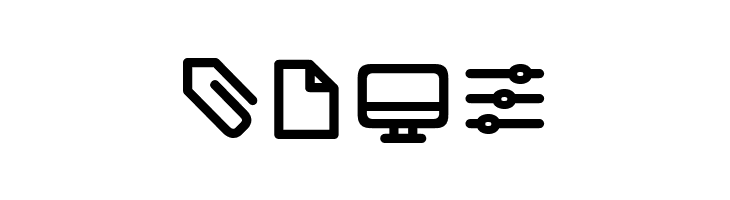 Arista Pro Icons Regular  Free Fonts Download