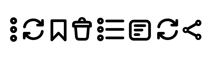 Arista Pro Icons Regular  Free Fonts Download