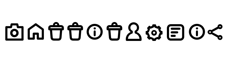 Arista Pro Icons Regular  Free Fonts Download