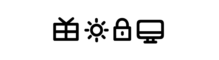 Arista Pro Icons Regular  Free Fonts Download