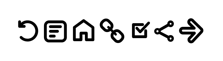 Arista Pro Icons Regular  Free Fonts Download