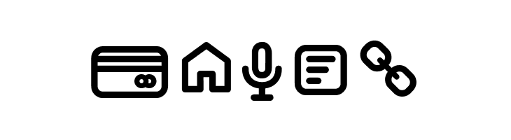 Arista Pro Icons Regular  Free Fonts Download