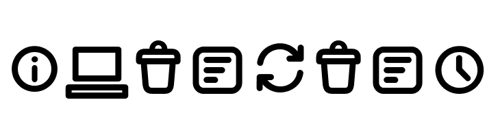 Arista Pro Icons Regular  Free Fonts Download