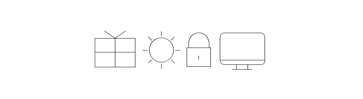Arista Pro Icons Hairline  Free Fonts Download