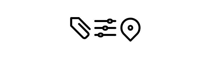 Arista Pro Icons Light  Free Fonts Download