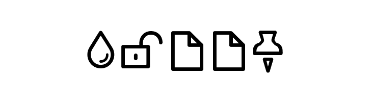 Arista Pro Icons Light  Free Fonts Download