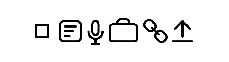 Arista Pro Icons Light  Free Fonts Download