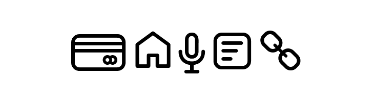 Arista Pro Icons Light  Free Fonts Download