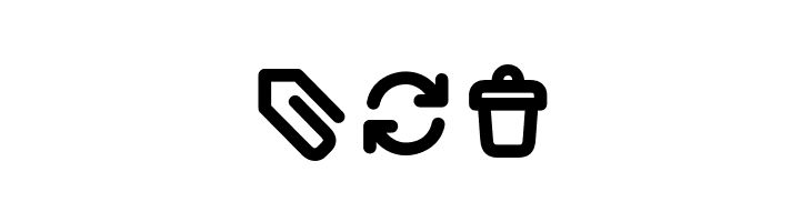 Arista Pro Icons SemiBold  Free Fonts Download