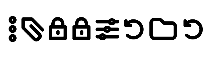 Arista Pro Icons SemiBold  Free Fonts Download