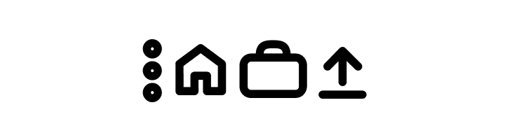 Arista Pro Icons SemiBold  Free Fonts Download