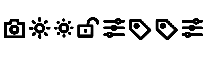 Arista Pro Icons SemiBold  Free Fonts Download