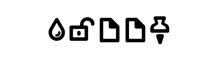 Arista Pro Icons SemiBold  Free Fonts Download