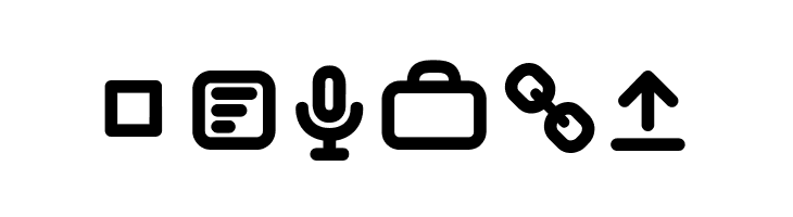 Arista Pro Icons SemiBold  Free Fonts Download