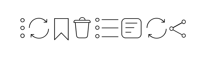 Arista Pro Icons Thin  Free Fonts Download