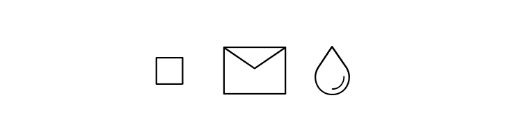 Arista Pro Icons Thin  Free Fonts Download