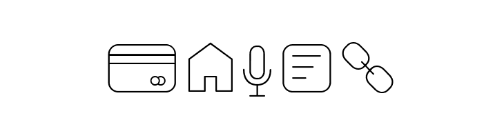 Arista Pro Icons Thin  Free Fonts Download