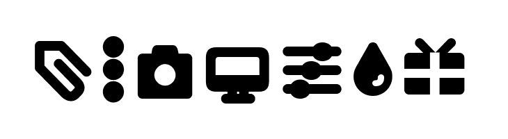 Arista Pro Icons Bold  Free Fonts Download