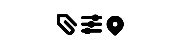 Arista Pro Icons Bold  Free Fonts Download