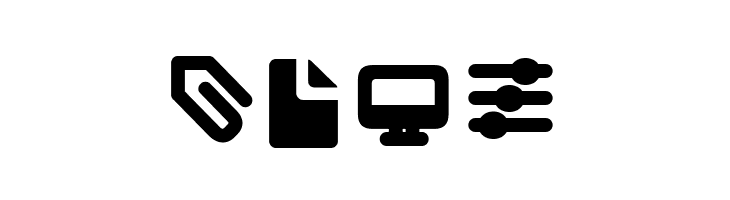 Arista Pro Icons Bold  Free Fonts Download