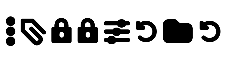 Arista Pro Icons Bold  Free Fonts Download