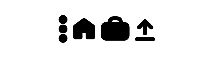 Arista Pro Icons Bold  Free Fonts Download