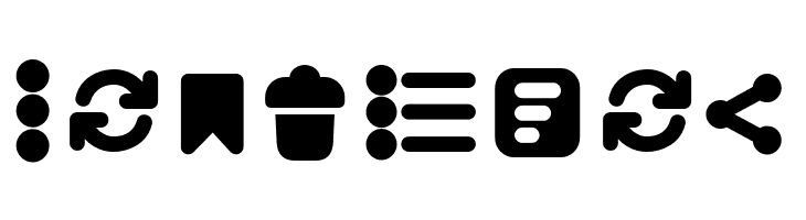 Arista Pro Icons Bold  Free Fonts Download