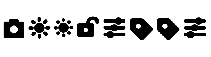 Arista Pro Icons Bold  Free Fonts Download