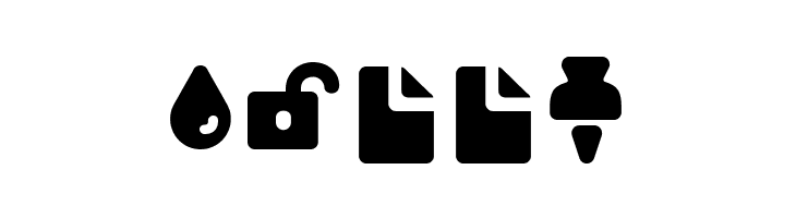 Arista Pro Icons Bold  Free Fonts Download