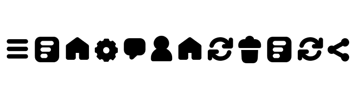 Arista Pro Icons Bold  Free Fonts Download