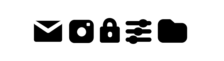 Arista Pro Icons Bold  Free Fonts Download